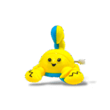 Blue and yellow wind up scorpion toy for kids by Bafna Toys