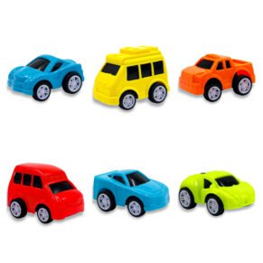 Pullback mini cars toy set for kids – 6 pack with box
