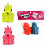 Colorful Unicorn Squeezy Toys for Kids – Set of 3 Non-Toxic Soft Rubber Toys from Bafna Toys