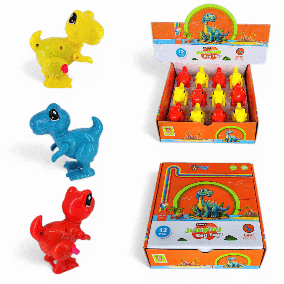 Jumping dino key toy – windup dinosaur toys for kids – Bafna Toys