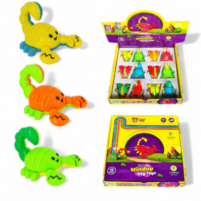 Colorful Scorpion Windup Key Toy that crawls forward after winding – Bafna Toys