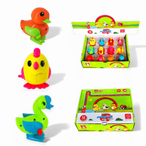 Jumping key toy for kids – duck, goose & hen – windup toy from Bafna Toys