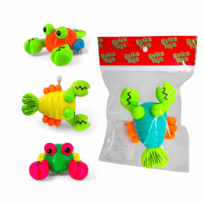 Windup lobster toy for kids – rotate key and watch it crawl