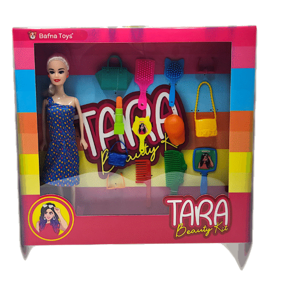 Tara Beauty Kit Doll – Styling Toy Set for Girls with Accessories ( Y0021 & Y0024 ) - Image 2