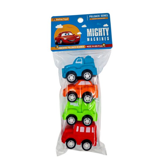 Mighty Machines Pullback Cars for Kids – Cartoon Toy Cars by Bafna Toys - Image 4