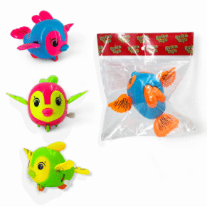 Windup bird toy for kids – twist the key and watch it move